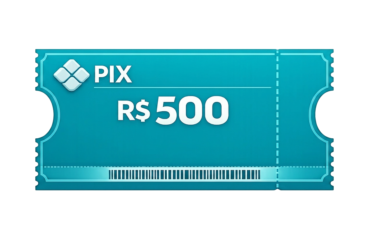 Pix de R$ 500